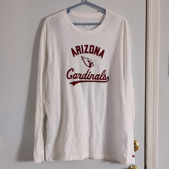 Nike Other - Arizona Cardinals White Long Sleeve Shirt XXL